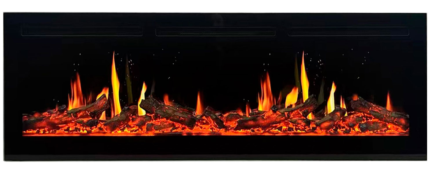 Изображение товара Электрический очаг Royal Flame 5D V-ART 50 встраиваемый угловой с эффектом пламени