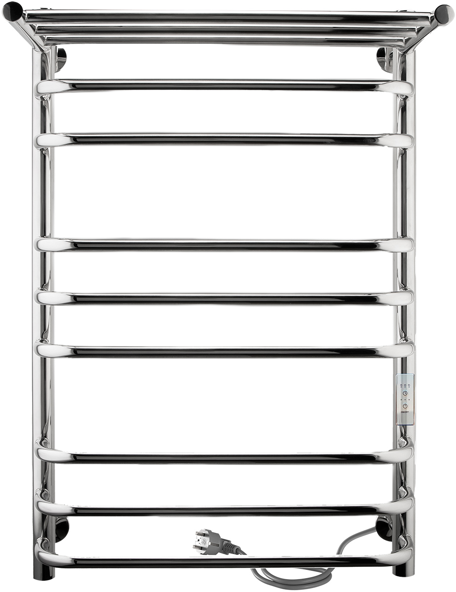 Изображение товара Электрический полотенцесушитель Indigo Brace Lux с полкой хром 70x43.2 см
