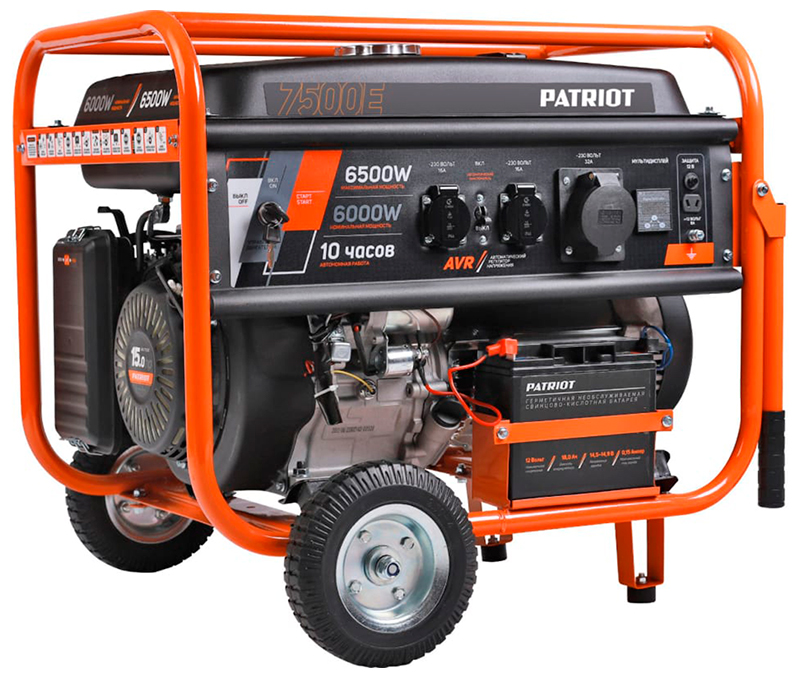 Изображение товара Генератор бензиновый Patriot GRS 7500E