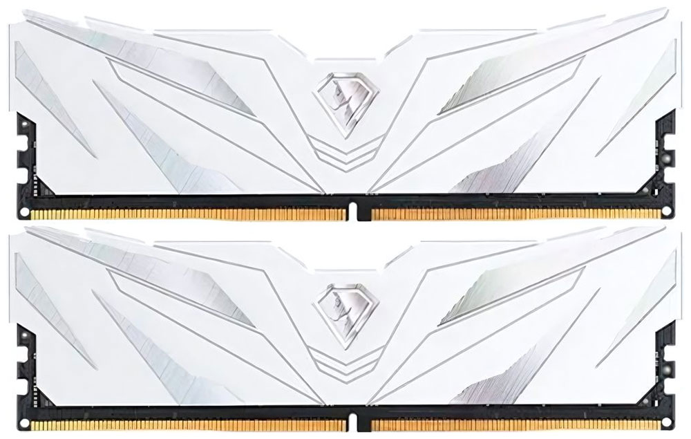 

Оперативная память Netac DDR4 16GB (2x8GB) 3600MHz Shadow II White (NTSWD4P36DP-16W), Белый