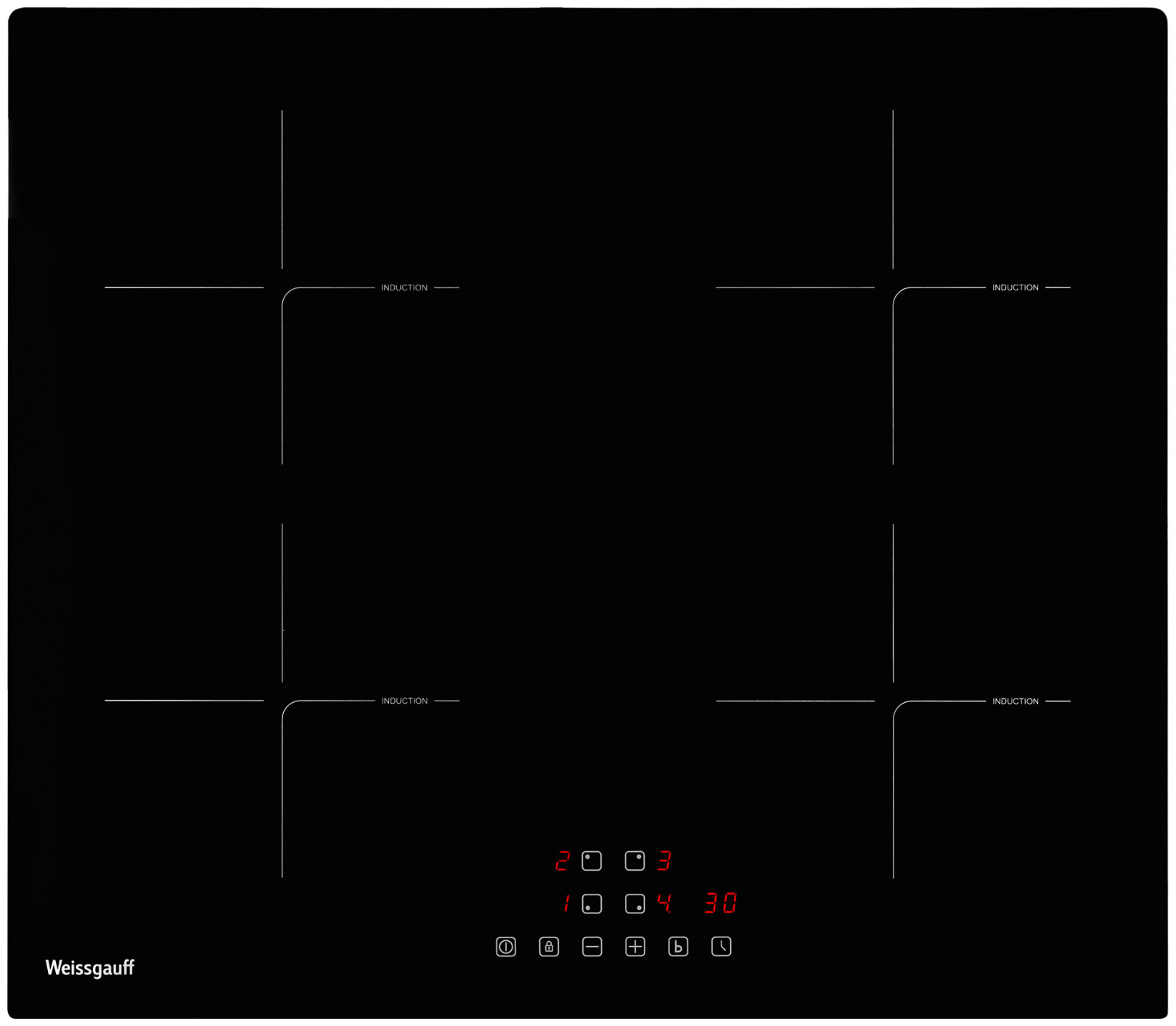 Изображение товара Электрическая варочная панель Weissgauff HI 632 BA