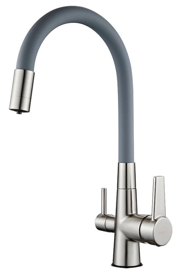 

Смеситель для кухни с подключением фильтра для воды D-Lin D159317-4H, сатин