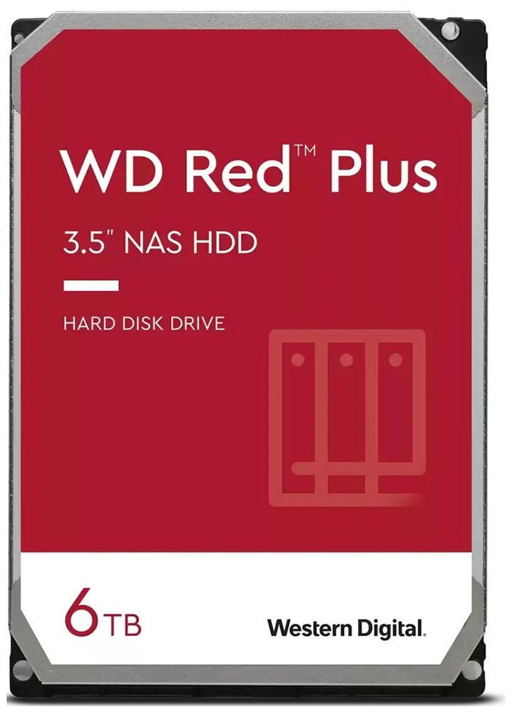 Изображение товара Жесткий диск Western Digital 6Tb SATA III Red 5400rpm 256MB WD60EFPX
