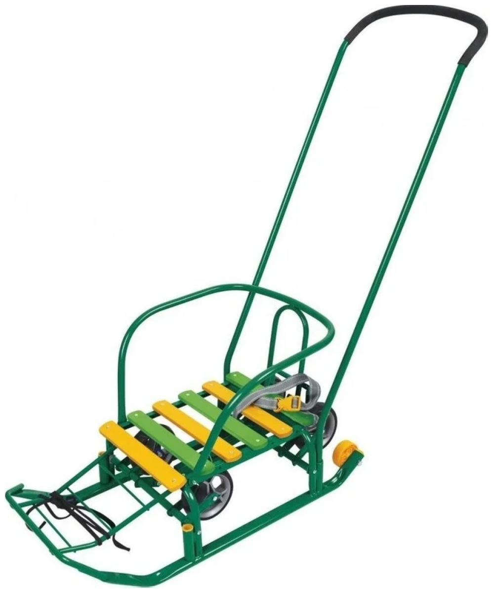 Изображение товара Санки Ника Игрушка "Тимка 3К" универсал, зеленый