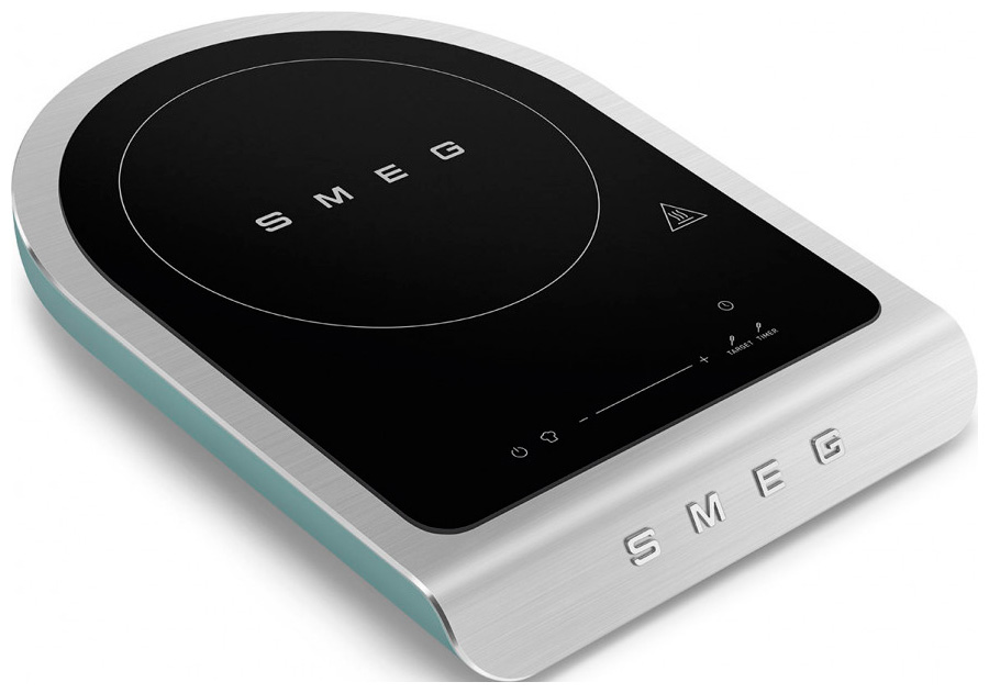 Изображение товара Настольная индукционная плита SMEG PIC01EGMEU зеленая стильная безопасная