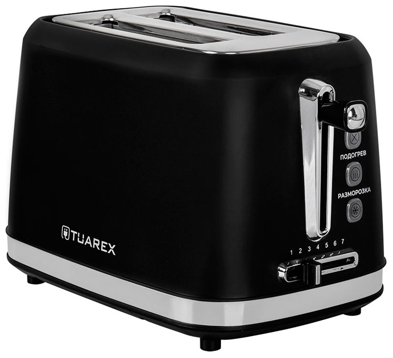 Тостер Tuarex TK-6004 (90599) черный/стальной