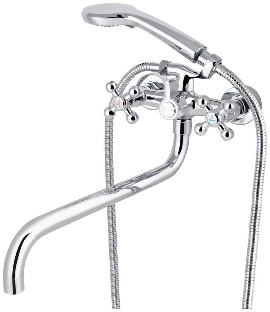 Изображение товара Смеситель для ванной комнаты Kaiser Carlson Lux, Хромированный (11155)