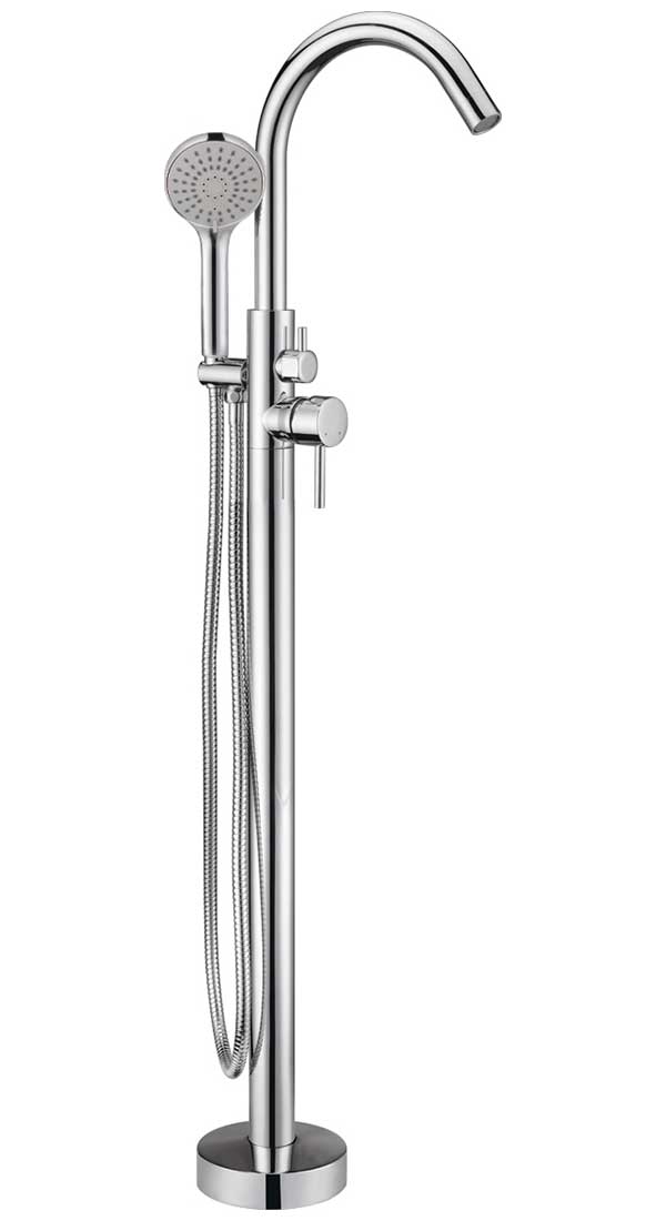 Изображение товара Смеситель для ванной Kaiser Merkur хромированный однорычажный с поворотным изливом