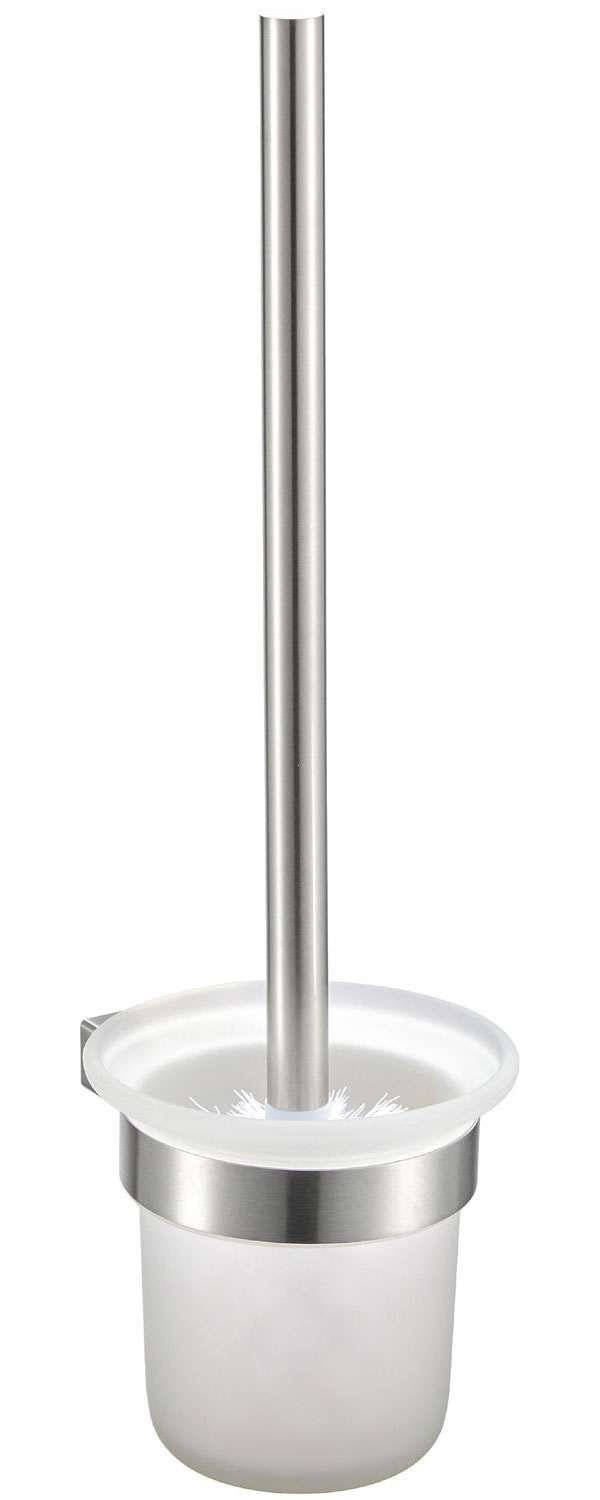 Изображение товара Настенный ершик для ванной Milacio Ultra из нержавеющей стали и стекла