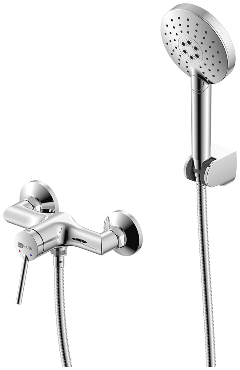 Изображение товара Смеситель для душа Lemark LM3803C латунь хром одноручковый для монтажа на стену