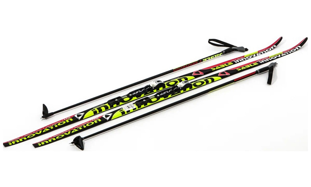 Изображение товара Лыжи беговые STC NNN (Rottefella) - 205 WAX Innovation black/red/green