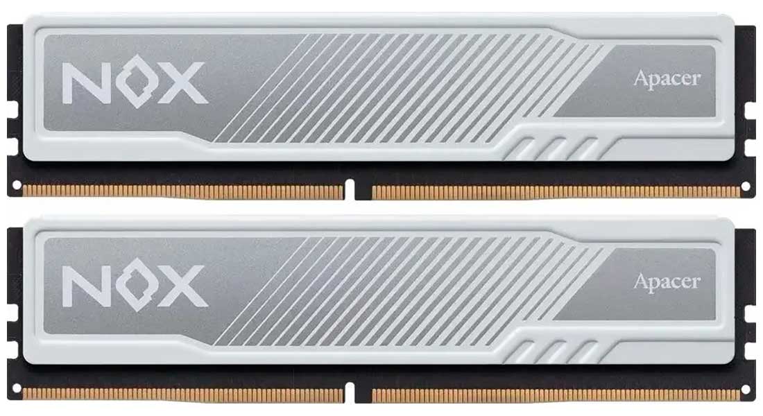 Изображение товара Оперативная память Apacer DDR4 32GB (2x16GB) 3600MHz NOX (AH4U32G36C25YMWAA-2)
