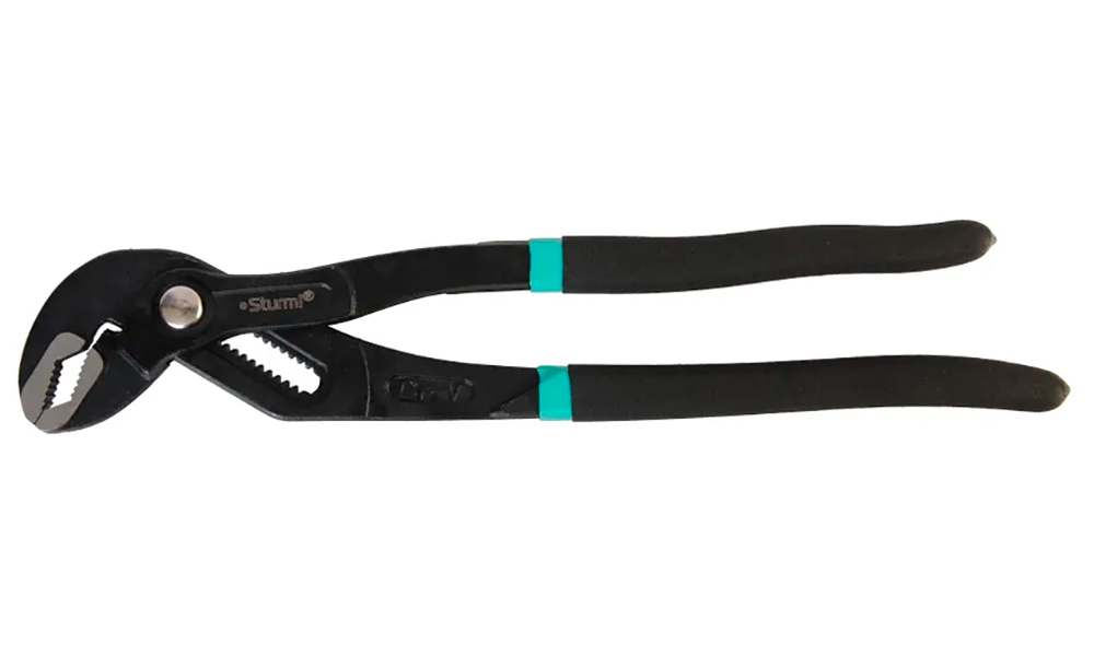 

Клещи переставные Sturm! ПРОМО, 300 мм, кнопочный шарнир, зев 40 мм, ПВХ рукоятки (1020-06-300SP)