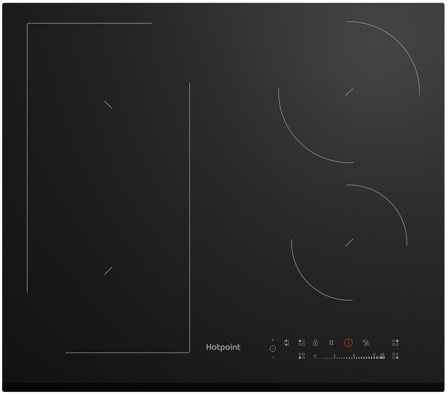 

Электрическая варочная панель Hotpoint HS 3560B BF, Черный
