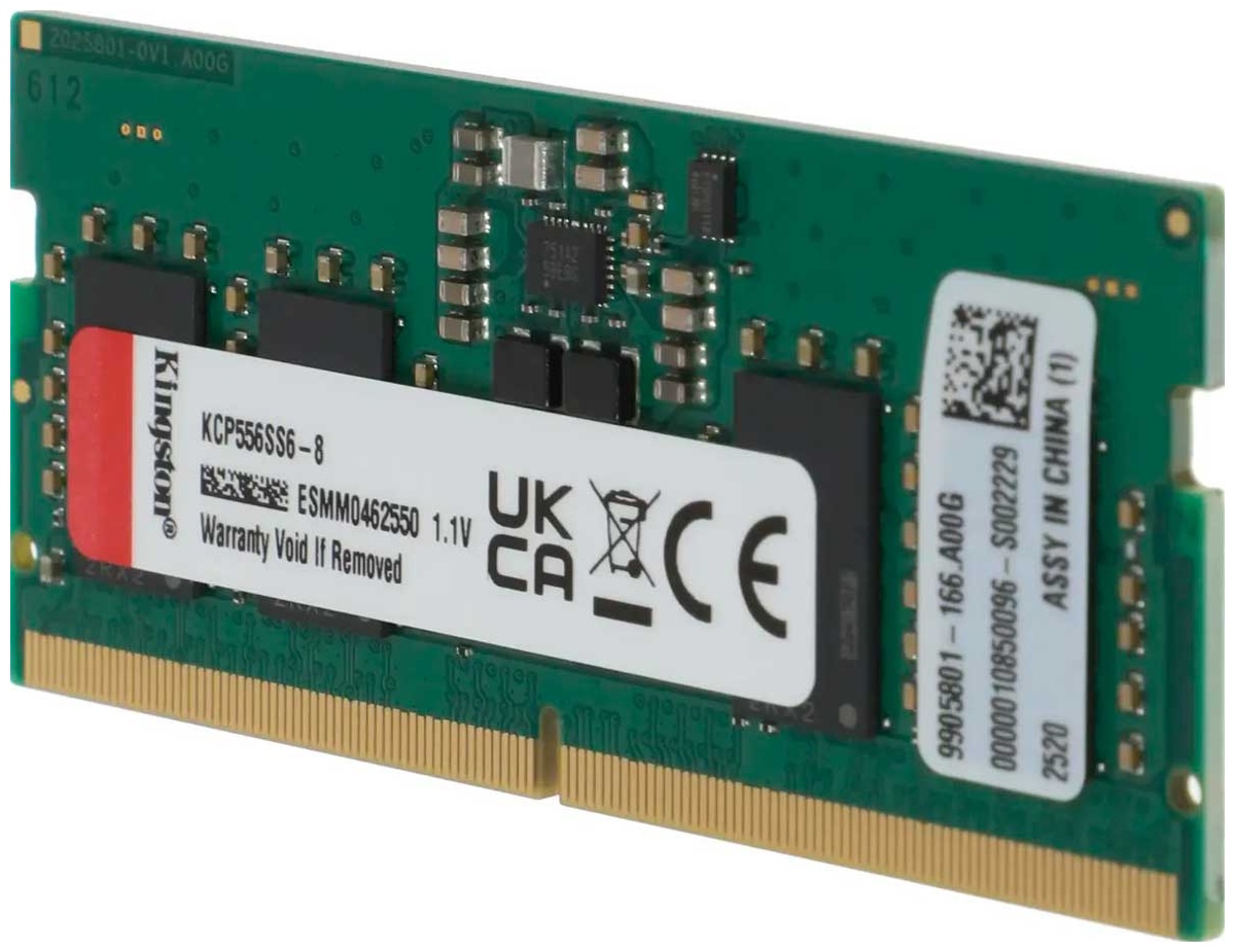 Изображение товара Оперативная память Kingston DDR5 8GB 5600MHz SO-DIMM KCP556SS6-8