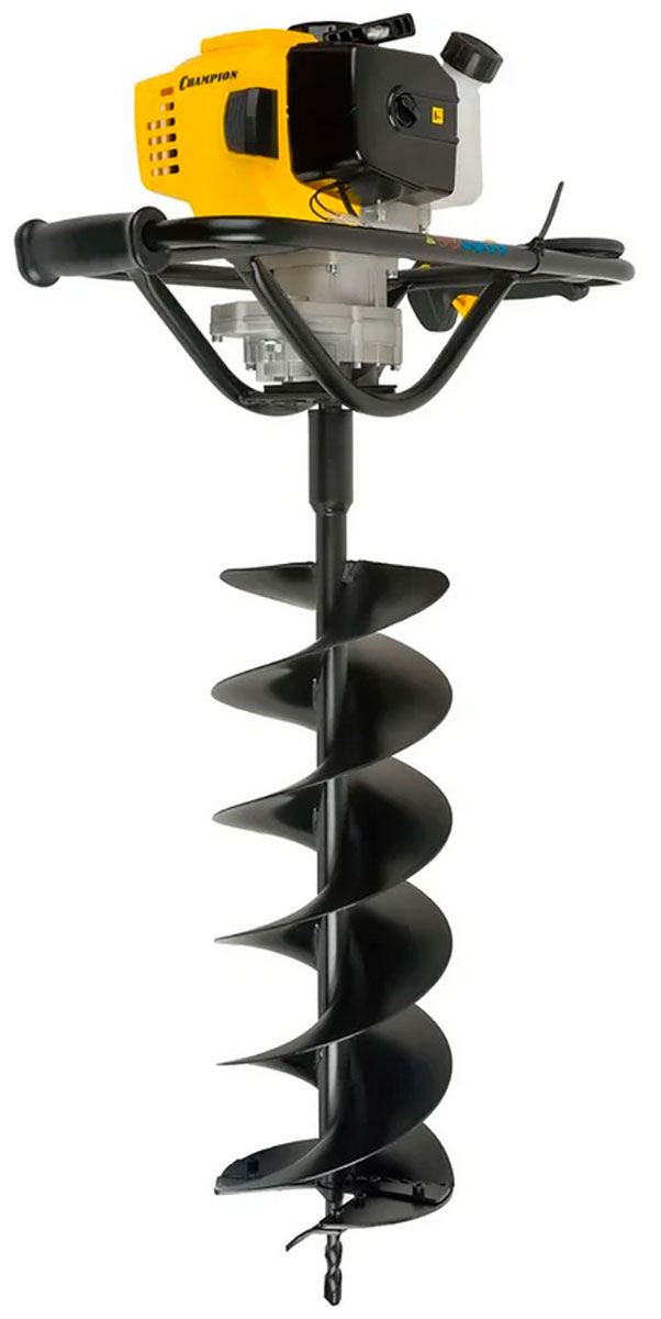 Изображение товара Мотобур Champion AG252 (1.46кВт, 52см3, 9,2 кг, шнек 200*550)