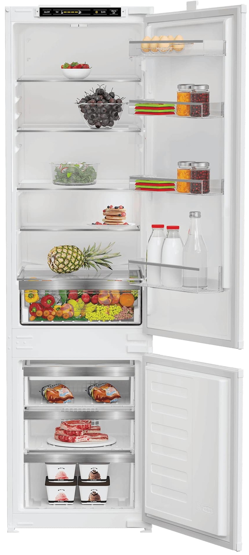 

Встраиваемый двухкамерный холодильник Hotpoint HBH 20I, Белый