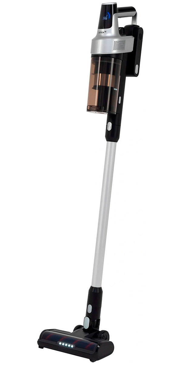 

Пылесос вертикальный Vitek VT-CLS01LIGHT (450Вт, темно-серый/серебристый)