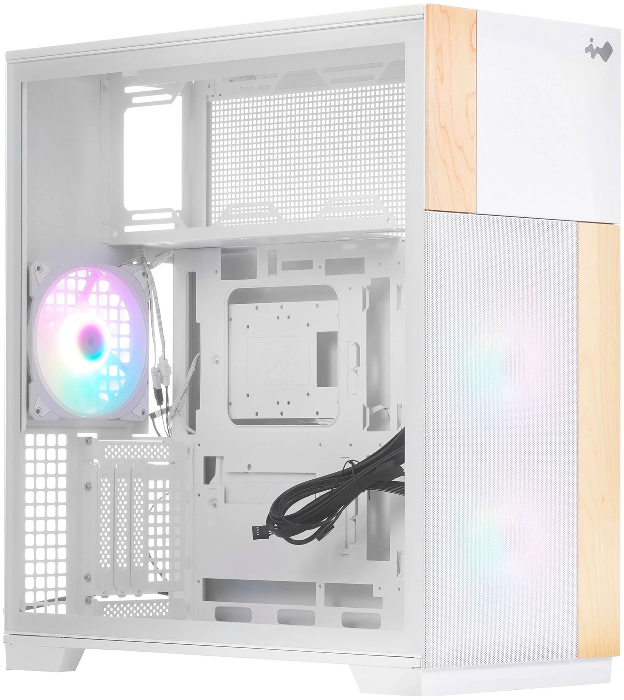 

Компьютерный корпус InWin F5 White (IW-CS-F5WHI-3AN140P), Белый