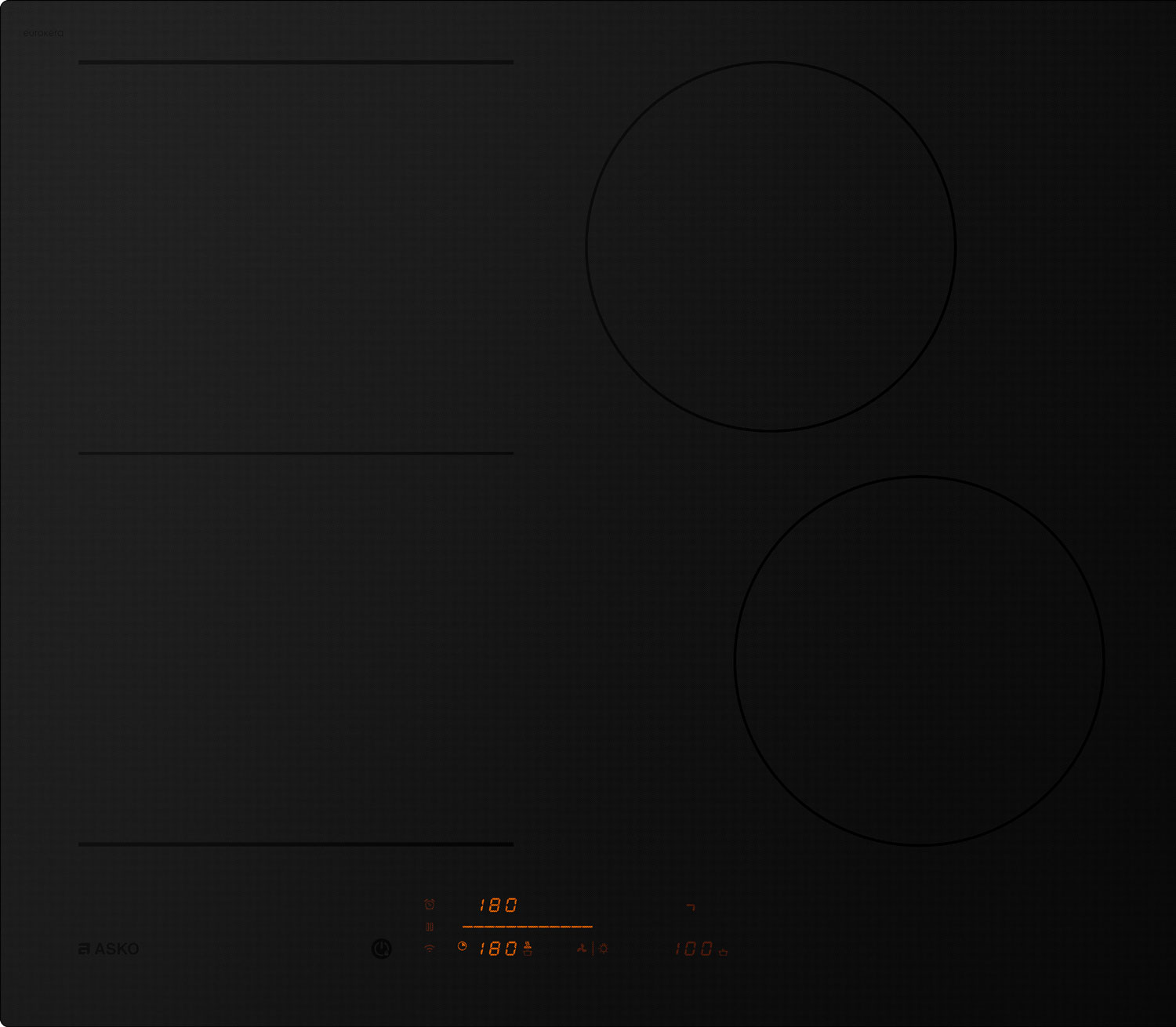 

Электрическая варочная панель Asko HI5642FMG1, Черный матовый