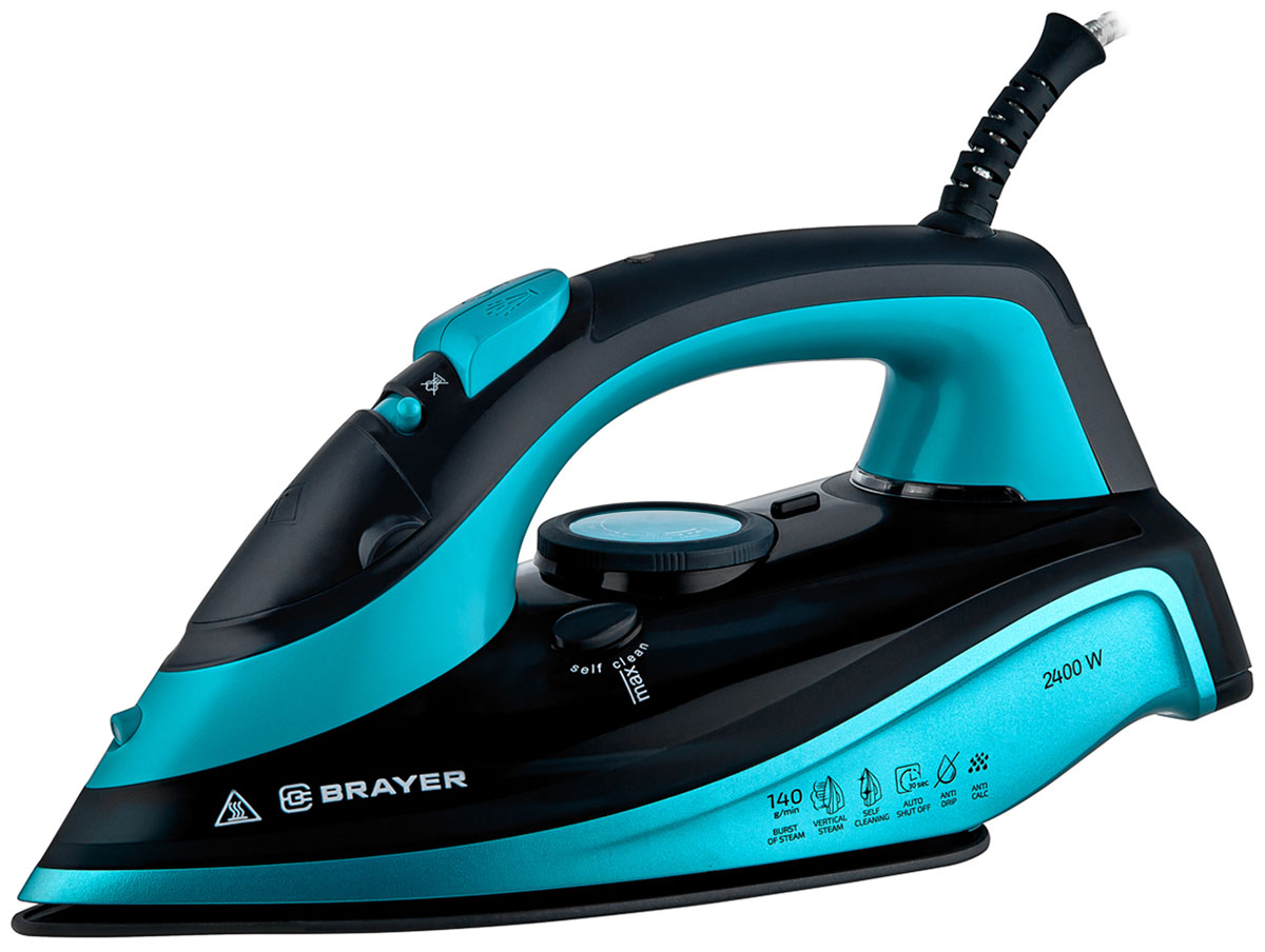 

Утюг Brayer BR4019, Голубой/черный