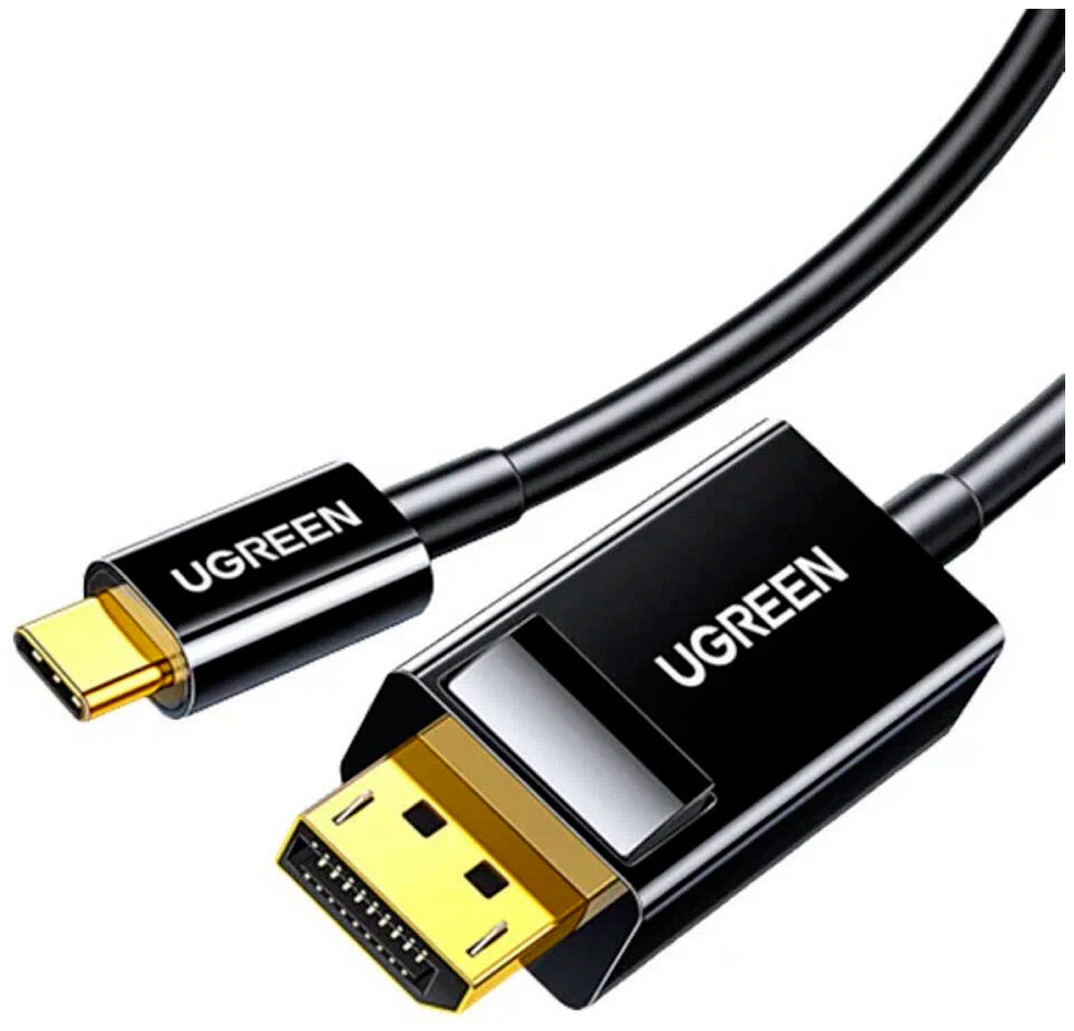 

Кабель Ugreen MM139, USB-C - DisplayPort, 1.5м (50994), Черный