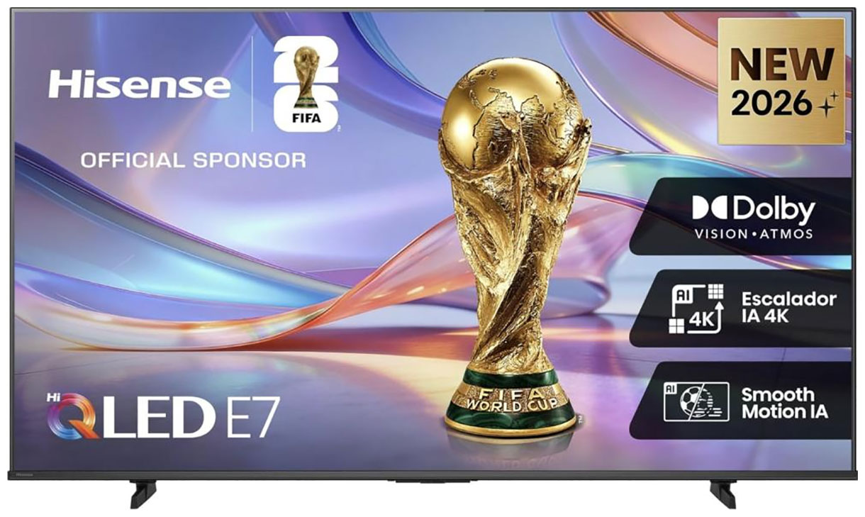 Изображение товара Телевизор Hisense 55E7S RU QLED 4K HDR Smart TV Wi-Fi Bluetooth