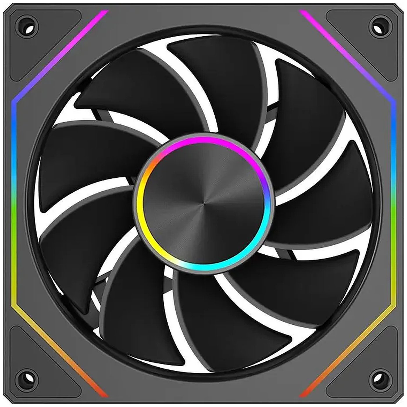 Изображение товара Вентилятор для корпуса PCCooler FG120R Reverse ARGB 120х120x25 (FG120R ARGB BK) черный Изображение товара Вентилятор для корпуса PCCooler FG120R Reverse ARGB 120х120x25 (FG120R ARGB BK) черный