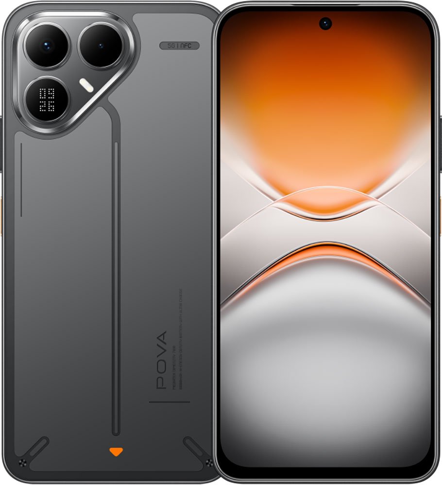 Изображение товара Смартфон Tecno POVA 8 5G LK6 8+128 Graphite Black