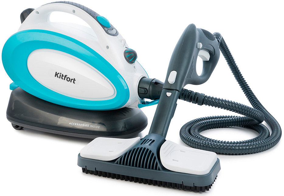 Изображение товара Многофункциональный пароочиститель Kitfort КТ-914 с насадками и регулятором давления