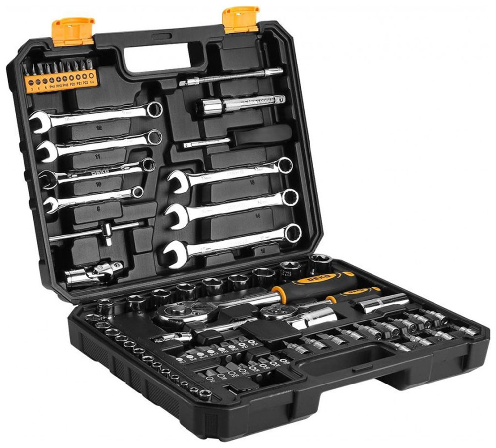 Изображение товара Набор инструментов для авто Deko DKAT82 82 предмета high quality