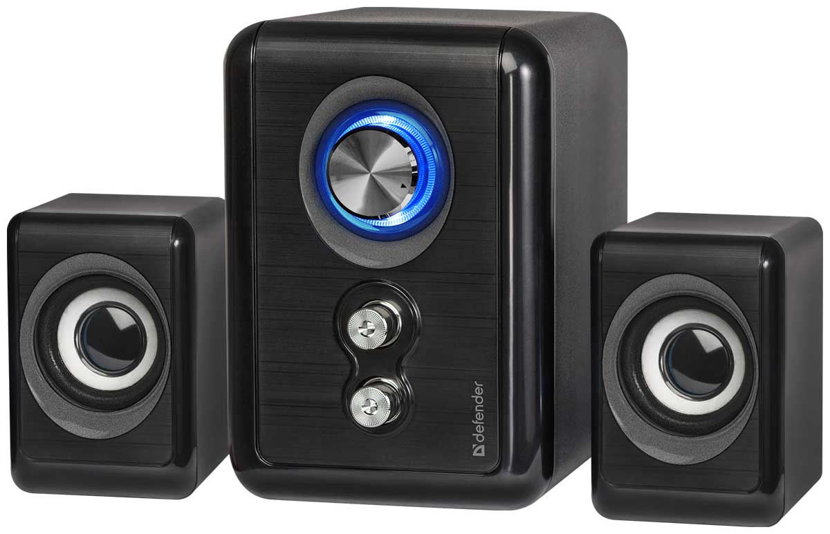 Изображение товара Акустическая система 2.1 Defender V11 11 Вт, питание от USB (65111)