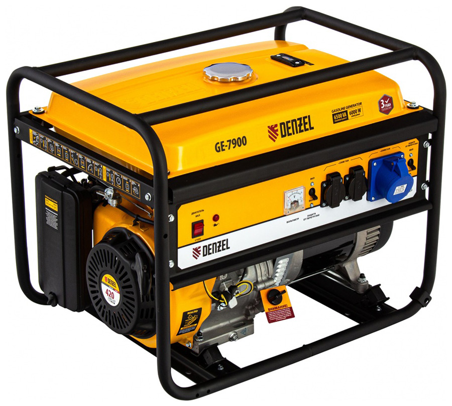 Изображение товара Генератор инверторный Denzel 94638 GE 7900