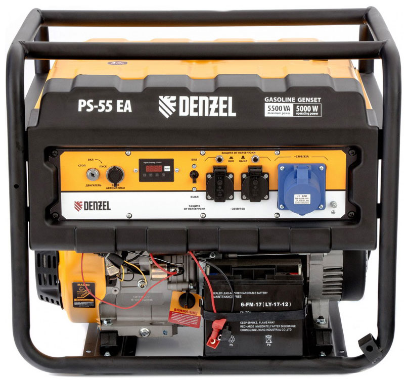 Изображение товара Электрический генератор и электростанция Denzel 946874 PS 55 EA