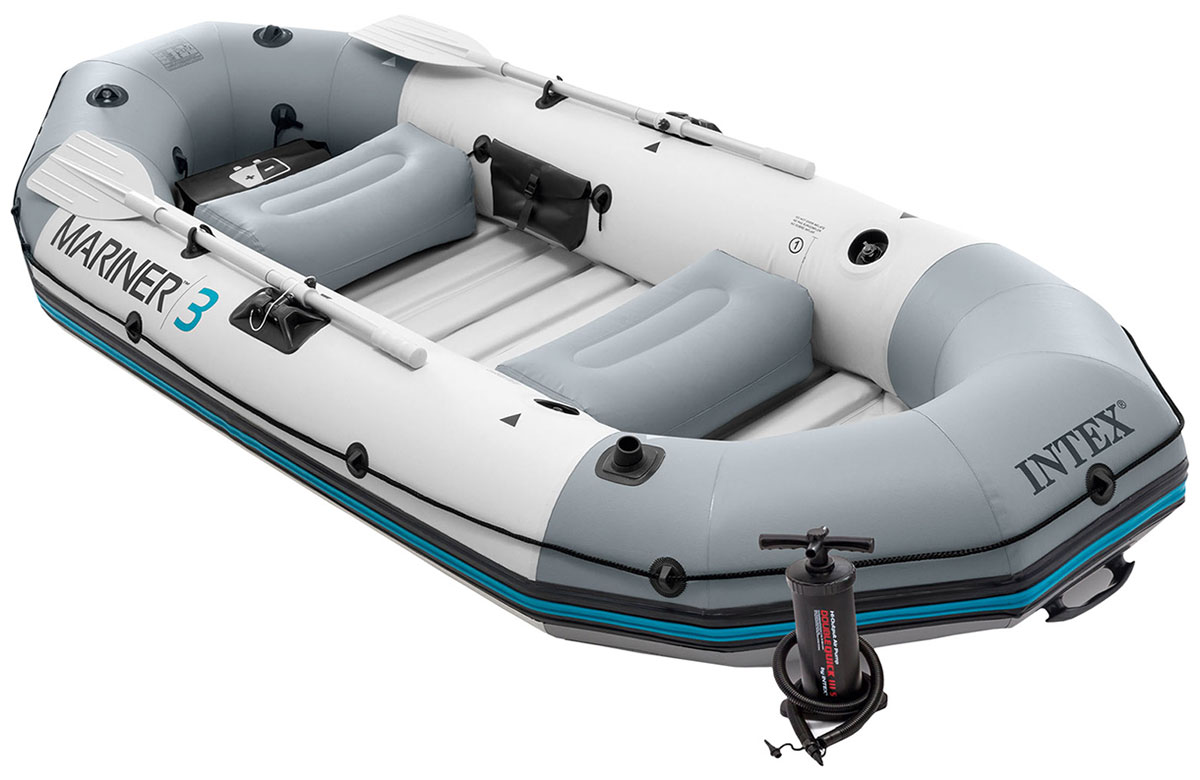 Изображение товара Надувная лодка Intex 68373 "Mariner 3" 297х127х46см, алюм.вёсла 137см