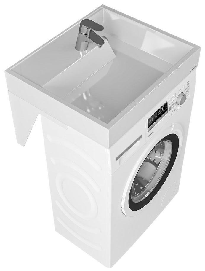 

Умывальник над стиральной машиной СаНта Юпитер 50 900117 с кронштейнами, Белый
