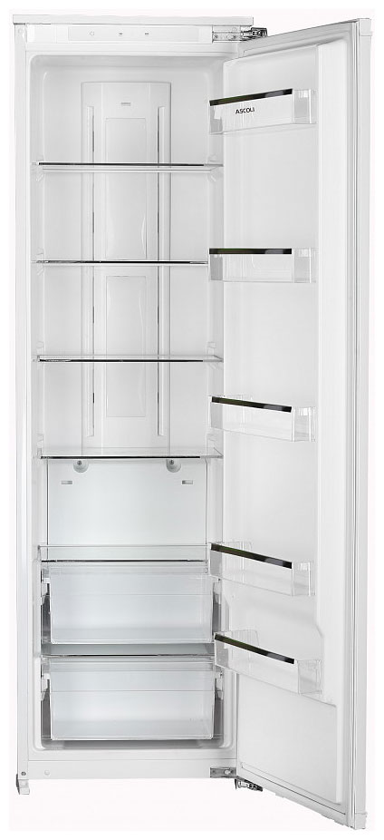 Встраиваемый однокамерный холодильник Ascoli ASL330WBI двухкамерный холодильник ascoli adfri510w