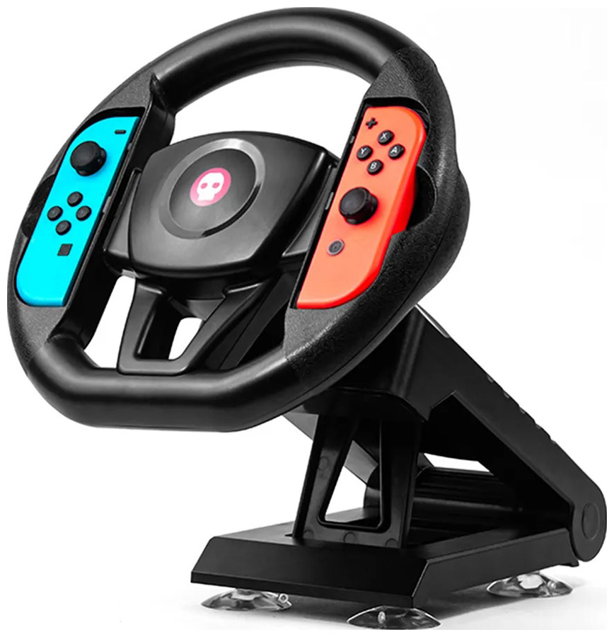 Держатель в виде руля Rubber Road для Joy Con (настольное крепление) на Nintendo Switch руль hori mario kart racing wheel pro deluxe для nintendo switch nsw 228u
