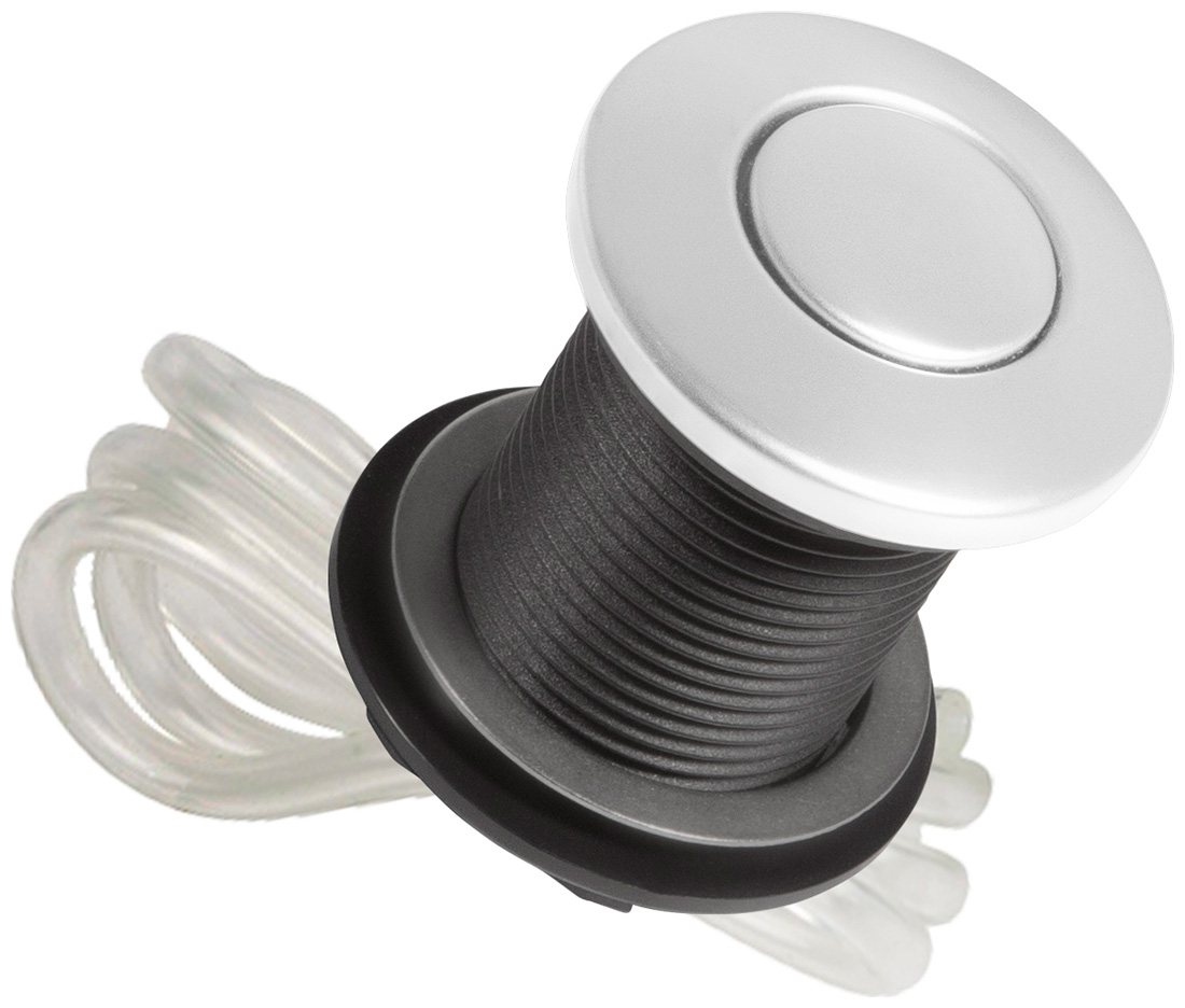 пневматический выключатель пневмокнопка для измельчителя пищевых отходов Пневмовыключатель Bort Air switch (white), 93412123