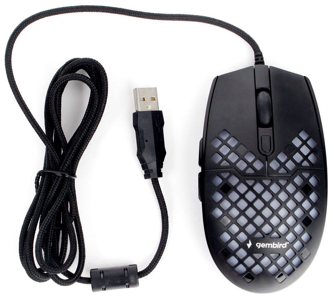 Мышь Gembird MG-760 мышь игровая gembird mg 820 usb 3200 dpi 6 кнопок подсветка 1 8 м кабель в тканевой оплетке