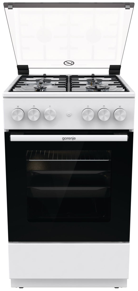 Изображение товара Газовая плита Gorenje GGI5A21WH белая 4 конфорки духовка 67 литров