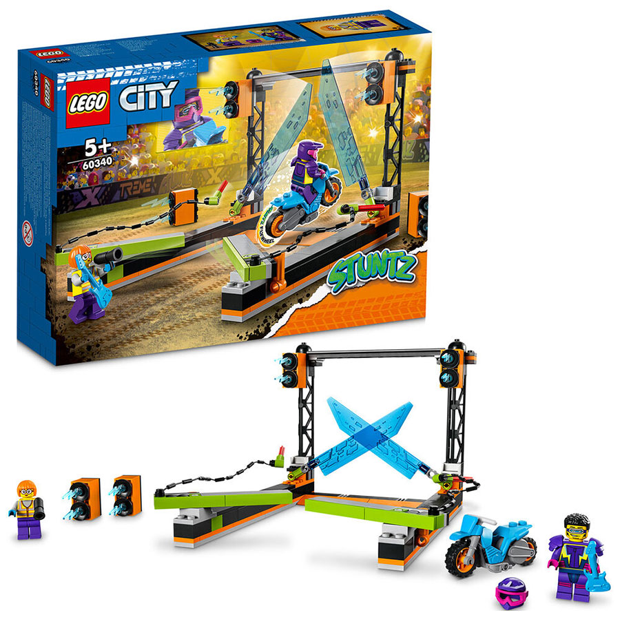Конструктор Lego City Трюковое испытание «Клинок» 60340