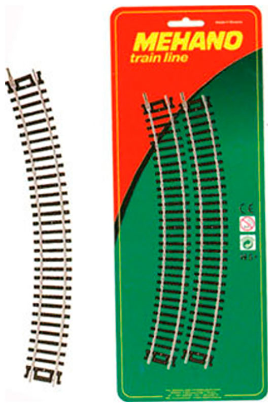 Радиальные рельсы Mehano R - 4572 мм F210 железные дороги mehano набор рельс 2