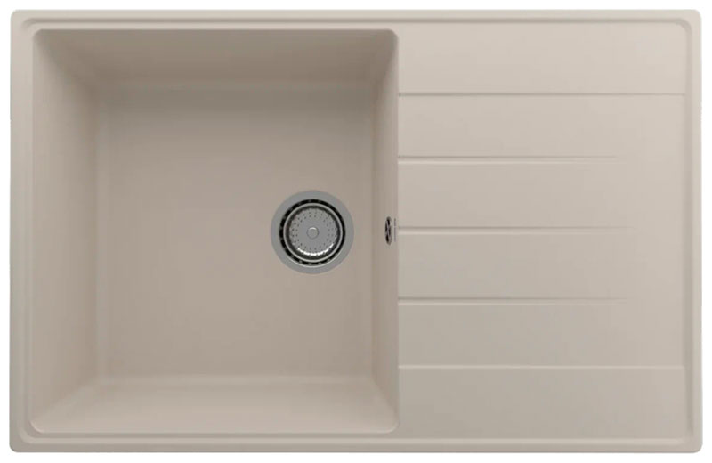 

Кухонная мойка Ulgran Quartz Prima/лен Prima 780-02, Бежевый