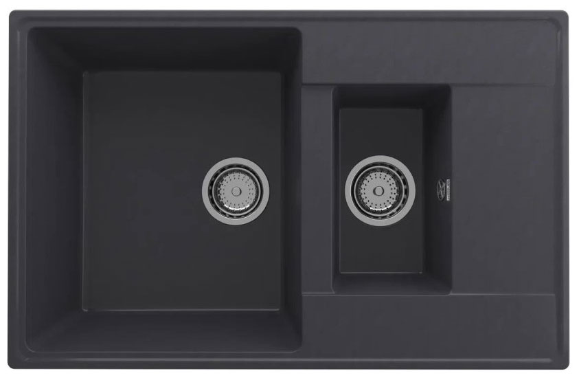 Изображение товара Кухонная мойка Ulgran Quartz Prima 780 1,5K-08 цвет космос