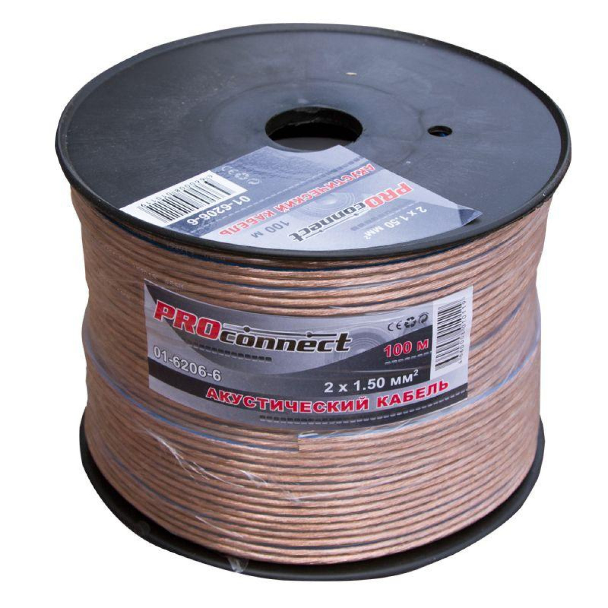 Изображение товара Кабели, провода и аксессуары Proconnect Кабель Stereo 2х1.5 BLUE LINE бухта (м)