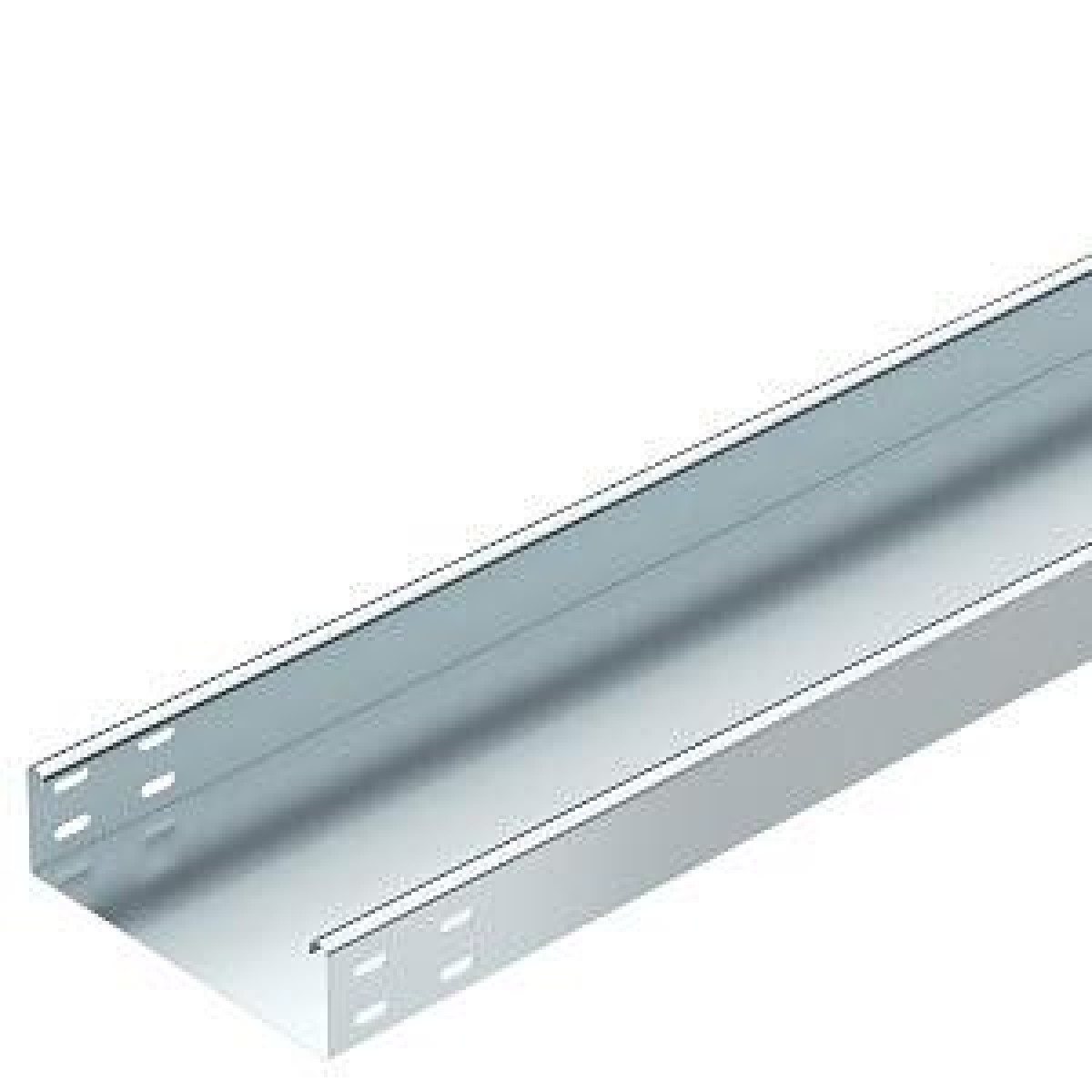 Изображение товара Лоток листовой неперфорированный 100x60 мм L3000 оцинкованная сталь от OBO Bettermann