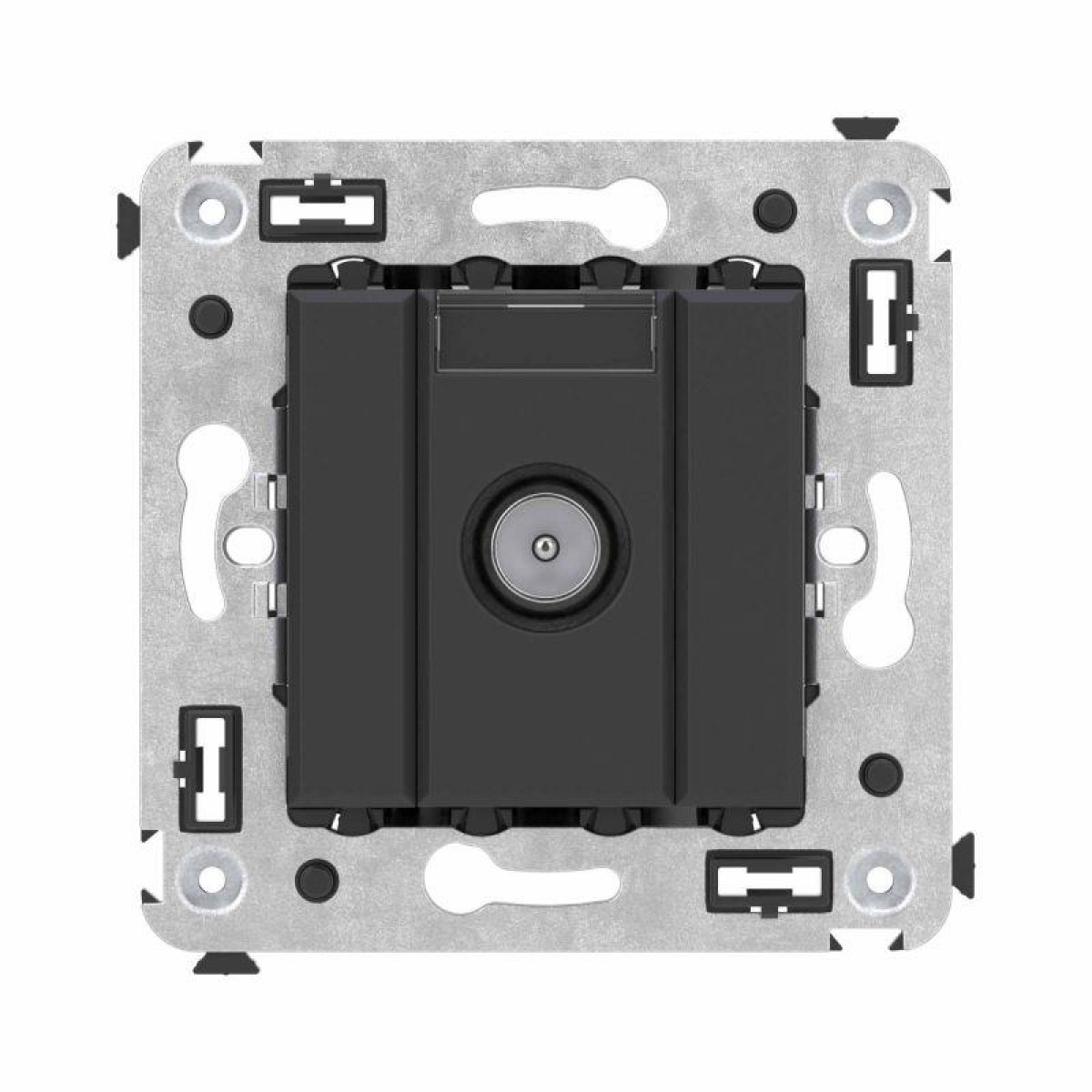 Изображение товара Телевизионная оконечная розетка DKC TV СП Avanti черный матовый Россия