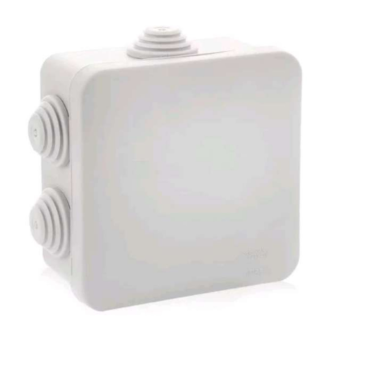 Изображение товара Изделия для электромонтажа Ruvinil Коробка распределительная ОП 70х70х40мм 7 вводов IP55 бел.