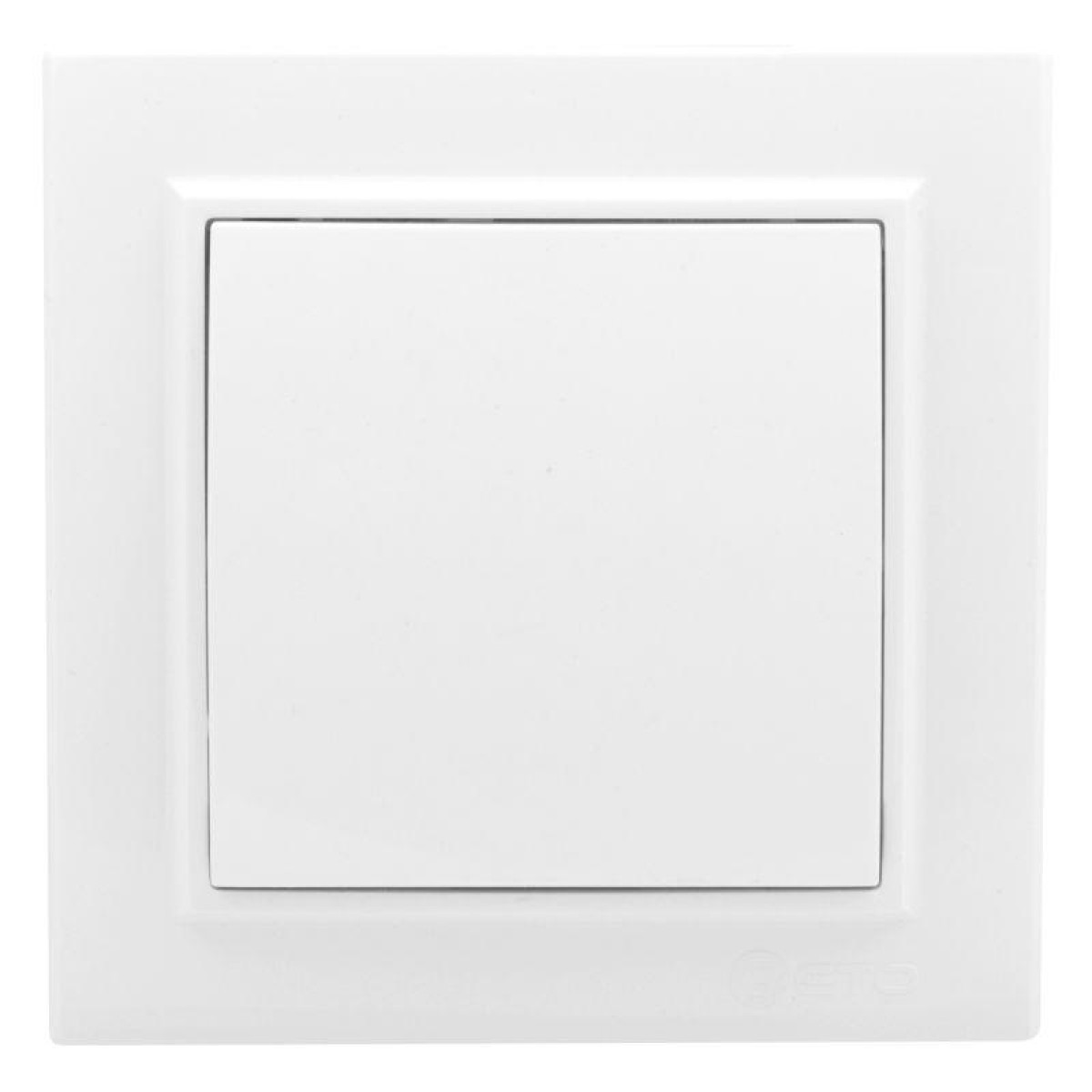 Изображение товара Выключатели, переключатели, диммеры EKF Переключатель проходной 1-кл. СП Минск 10А IP20 бел. Basic